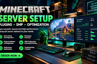 create custom minecraft builds, skins, animations, thumbnails ,trailer, video