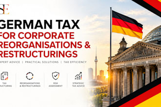 advise on german tax for corporate reorganisations and restructurings