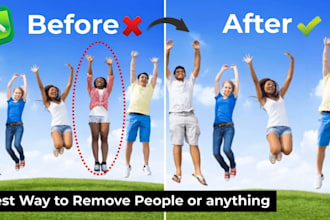 remove unwanted objects, people and distractions from photos