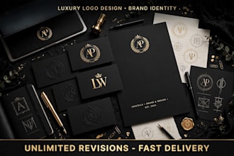do design modern minimalist personal brand logo