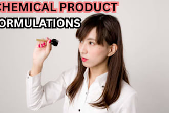develop industrial and chemical product formulations for manufacturing