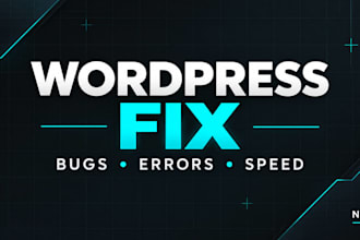 fix wordpress bugs, errors and performance issues