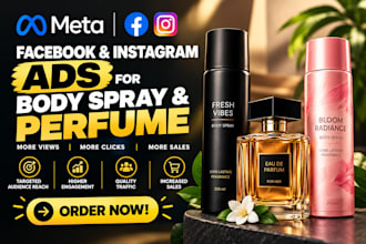 run meta facebook instagram ads for body spray and perfume