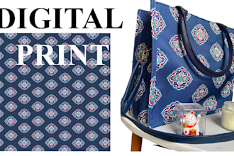create seamless textile patterns and surface designs