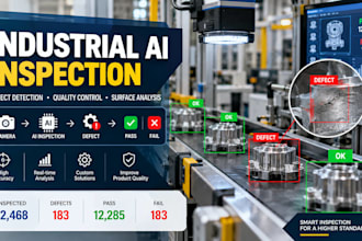 develop industrial defect inspection, quality control, surface detection and man