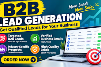 provide high quality targeted b2b lead generation services