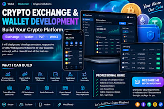 build crypto exchange website crypto wallet p2p exchange cryptocurrency wallet