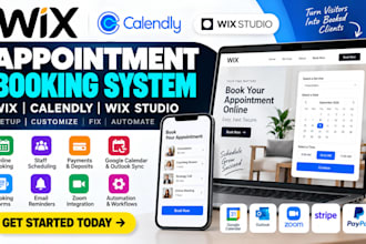setup wix appointment booking system wix calendly wix studio website