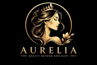 design a professional  female, feminine, or beauty makeup woman logo