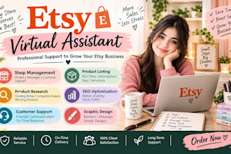 be your etsy virtual assistant