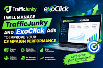 manage traffic junky and exoclick ads to improve your campaign performance