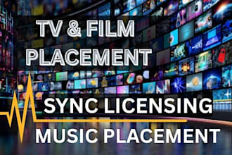 pitch your music for TV and film placement and sync licensing