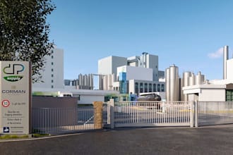 make 3d warehouse, factory site, logistics plan, farm storage, facility design