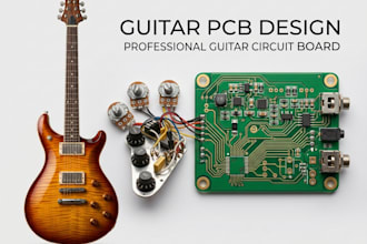 design a professional guitar pcb and guitar circuit board