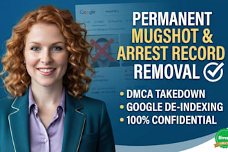 permanently remove mugshots, arrest records, and bad news via dmca