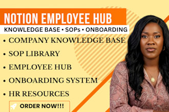 set up your company knowledge base, sops, and employee hub in notion