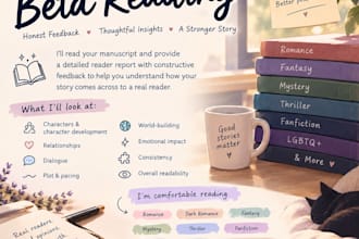 beta read your story and give honest, detailed feedback