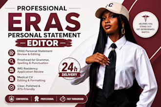 edit internal medicine residency personal statement, review eras application cv