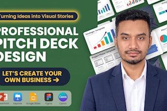 design custom powerpoint presentation and pitch deck into modern slides