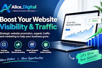 promote your website with organic traffic and website marketing for businesses