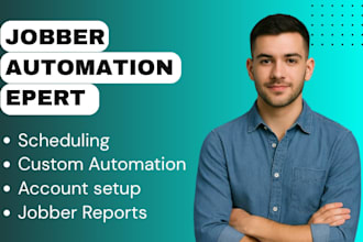 set up automated SMS and review follow ups in jobber for your business