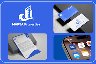 design real estate brand identity and branding for startups
