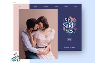 design wix weeding website weeding planner bribal event service website