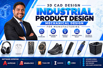 3d cad design industrial product design mechanical cad modeling for 3d printing