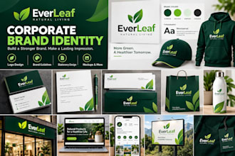 create a professional logo, branding kit, and complete brand identity