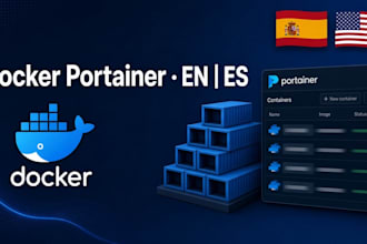 setup docker, portainer and self hosted stacks