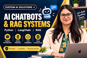 build an ai chatbot or rag system with langchain and llms