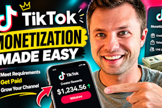 grow and monetize UK, USA, tik tok accounts with creator rewards program