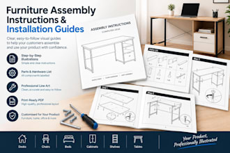 design furniture assembly instructions and installation guides