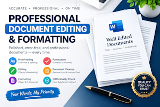 proofread and format your documents