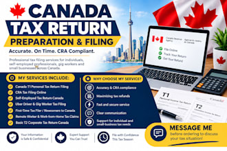 handle canada tax return, individual t1 t2 cra tax selfemployed tax uber driver
