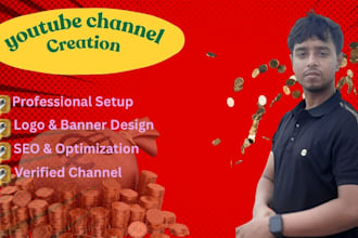 create and setup youtube channel professionally
