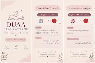 translate english to arabic and moroccan darjia