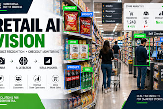 build retail ai, checkout monitoring, product recognition store analytics system