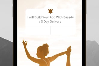 build a mobile app with base44 in 3 days