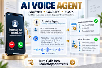 build an ai voice agent for calls and appointment booking