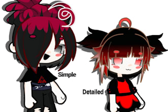 create a chibi oc gacha life 2