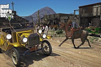 mod red dead redemption 2, gta 5, cyberpunk, and skyrim with custom assets
