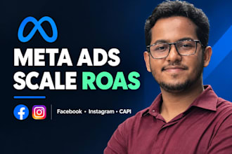 manage your meta ads and facebook ads campaign for high roas