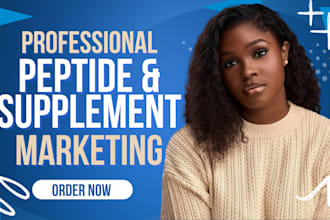 peptide marketing peptide ads supplement marketing supplement ads