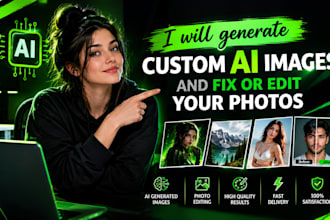 generate custom ai images and fix or edit your photos