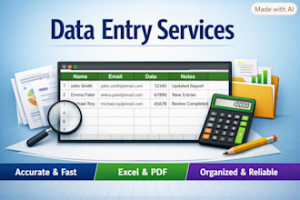 provide accurate and efficient data entry services