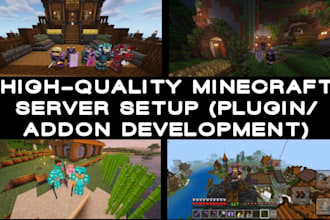 high quality bedrock server, spigot, java, smp with premium plugins and addons