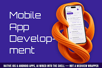 do native mobile app development for ios and android with ai integration