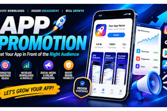provide professional android app promotion and marketing