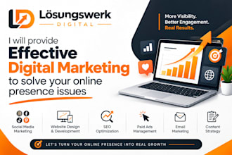 provide effective digital marketing to solve your online presence issues